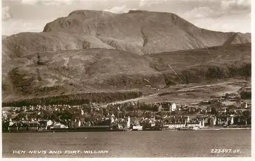 United Kingdom Scotland Ben Nevis and Fort Williams