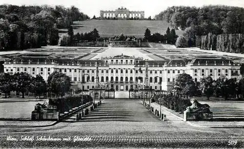 Austria Wien Schloss Schonbrunn mit Gloriette