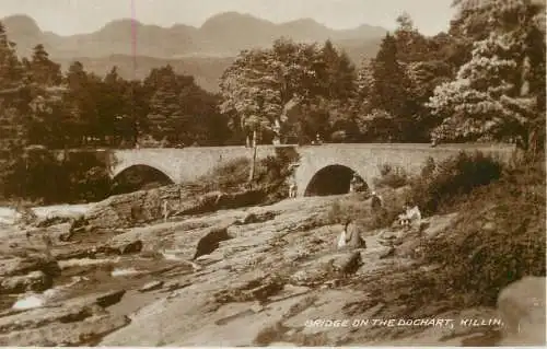 United Kingdom Scotland Killin bridge on the dochart