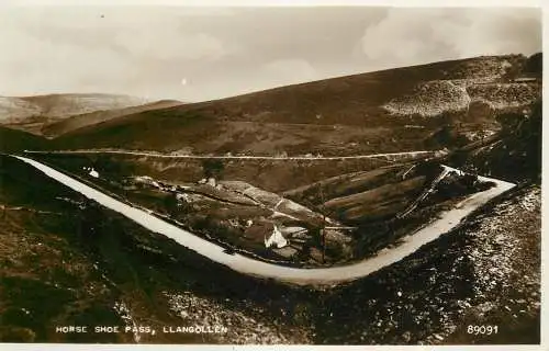 United Kingdom Wales Llangollen horse shoe pass