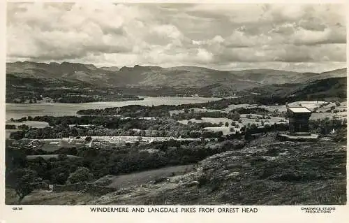 United Kingdom England Windermere and Langdale Pikes