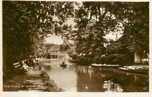 United Kingdom England Guildford river