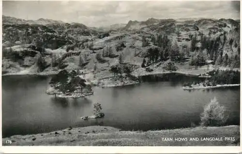 United Kingdom England Tarn Hows and Langdale Pikes