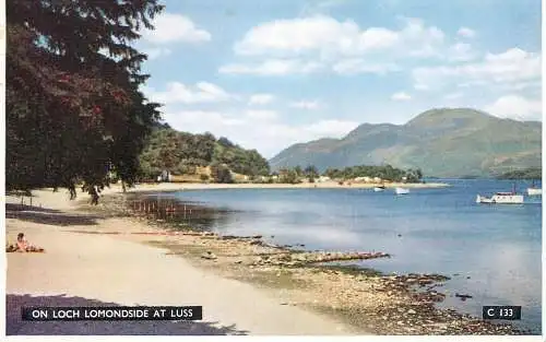 United Kingdom Scotland Loch Lomondside at Luss