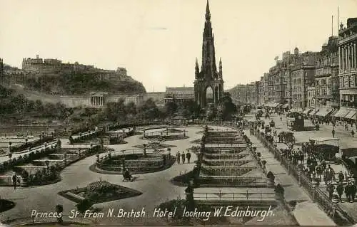 United Kingdom Scotland Edinburgh Princess St.