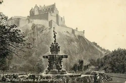 United Kingdom Scotland Edinburgh Ross fountain
