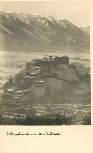 Austria Hohensalzburg mit dem Untersberg