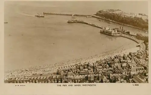 United Kingdom England Weymouth the pier and sands