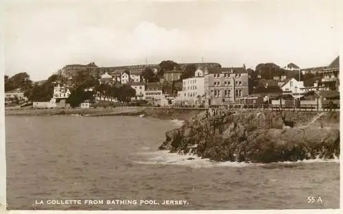 United Kingdom England Jersey bathing pool la Collette