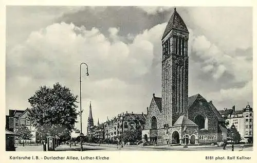 Germany Karlsruhe im B, Durlacher Allee Luther-Kirche