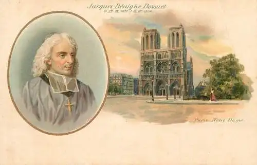 France Paris Notre Dame Jacques-Benigne-Bossuet painting