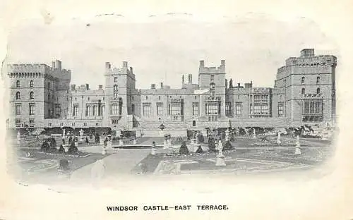 United Kingdom Windsor castle east terrace