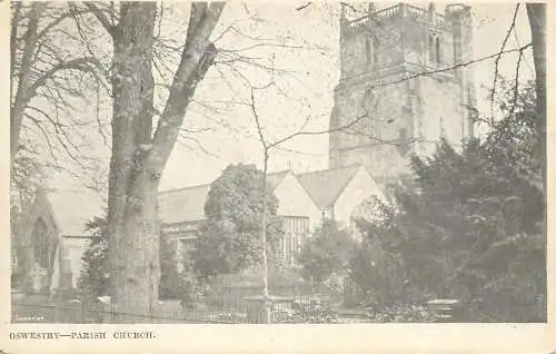 United Kingdom England Oswestry parish church