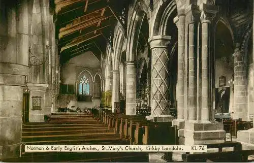 United Kingdom England Norman & Early English Arches St. Mary's church