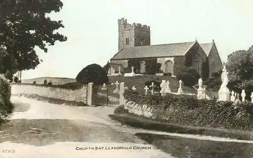 United Kingdom England Colwyn Bay Llandrillo church