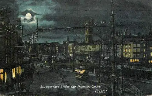 United Kingdom England Bristol St. Augustine's bridge tramway