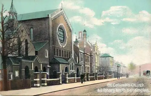 United Kingdom England St. Columb church library