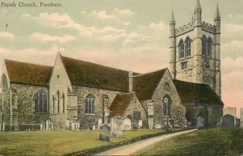 United Kingdom England parish church Farnham