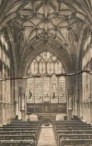 United Kingdom England Winchester collgee chantry