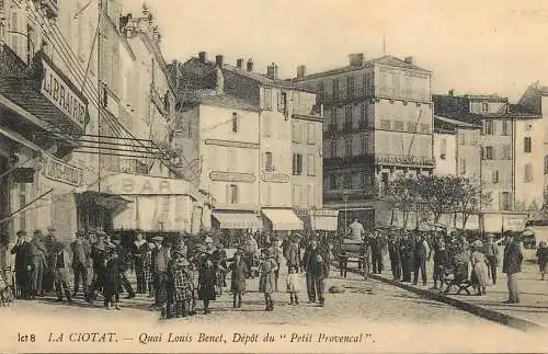 France La Ciotat repro postcard
