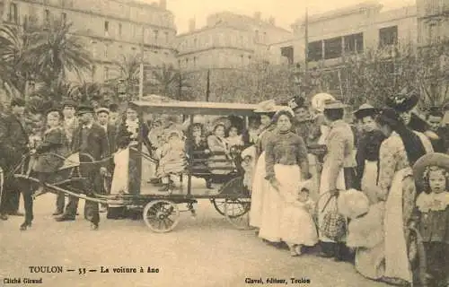 France Toulon repro postcard