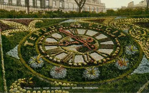 United Kingdom Scotland Edinburgh floral clock