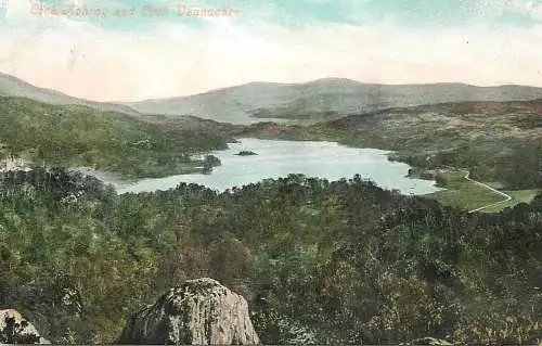 United Kingdom Scotland Loch Achray and Loch Vennacher