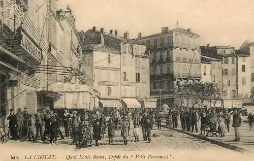 France La Ciotat repro postcard