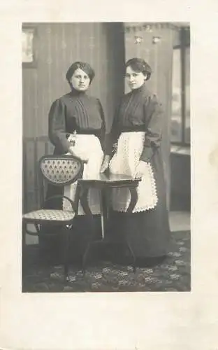 Souvenir photo postcard maidens