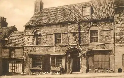 United Kingdom England Lincoln Jews house