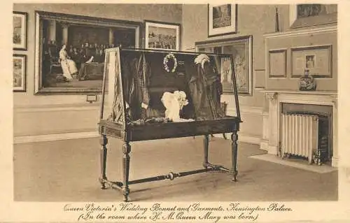 United Kingdom England Kensington Palace Queen Victoria wedding bonnet