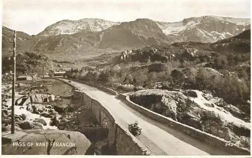 United Kingdom Wales Nant Ffrancon Pass