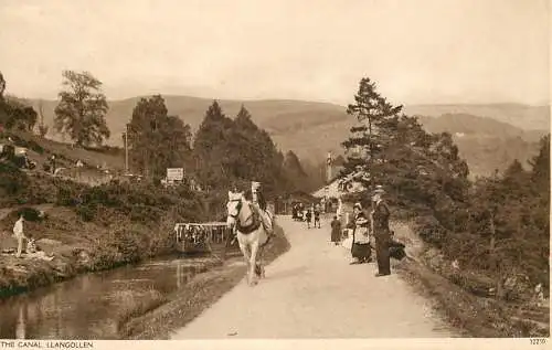 United Kingdom Wales Llangollen the canal