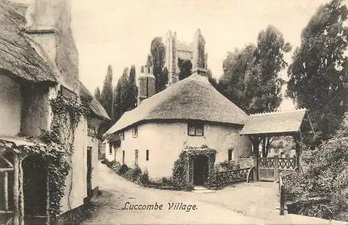 United Kingdom England Luccombe village