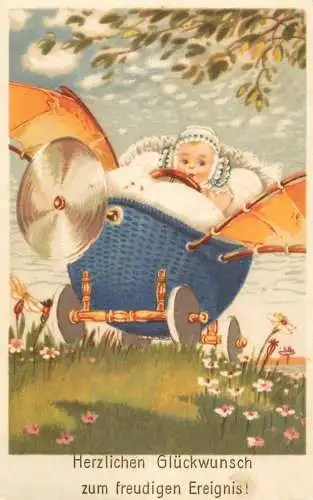 Herzlichen Gluckwunsch zum freudigen Ereignis illustration