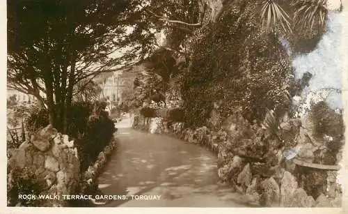 United Kingdom England Torquay Rock Walk terrace gardens