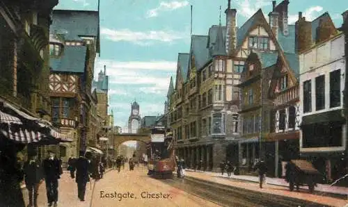 United Kingdom England Chester eastgate tram
