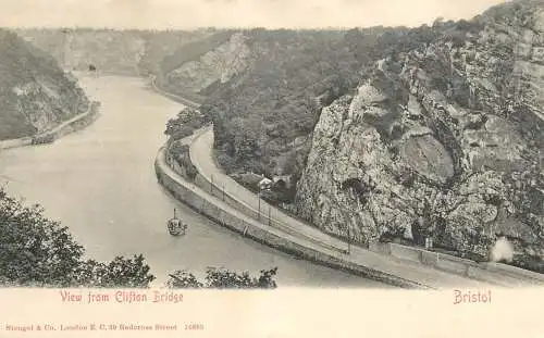 United Kingdom England Bristol view from Clifton bridge