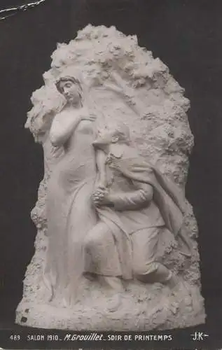 Soir de Printemps M.Grouillet sculpture Salon 1910