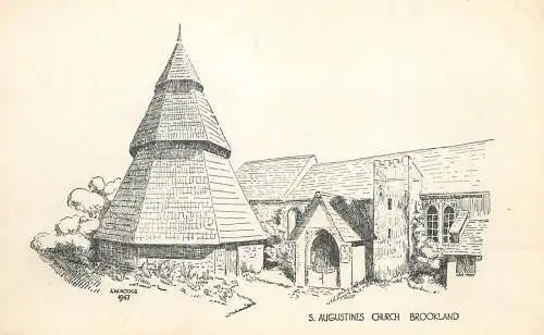 United Kingdom England S. Augustines church Brookland