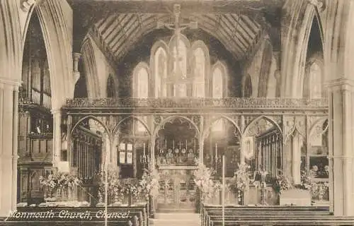 United Kingdom England Monmouth church chancel