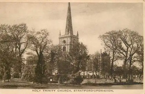 United Kingdom England Stratford-upon-Avon Holy Trinity church