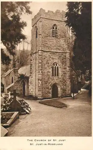 United Kingdom England the church of St. Just in Roseland