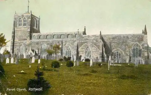 United Kingdom England Rothwell parish church