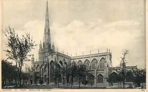 United Kingdom England Bristol St. Mary Redcliffe church