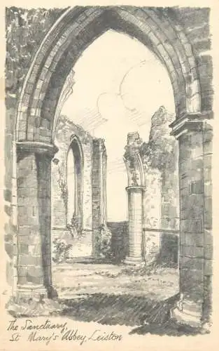 United Kingdom England the sanctuary St. Mary's abbey Leiston