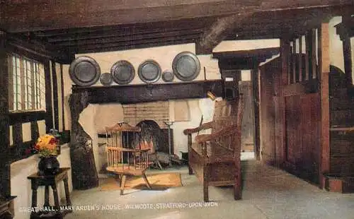 England Stratford upon Avon Wilmcote Mary Arden's House Great Hall