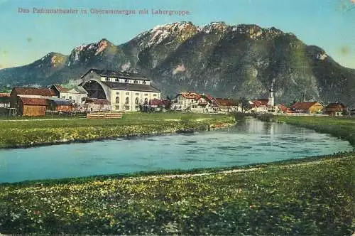 Germany Das Passiontheater in Oberammergau mit Labergruppe
