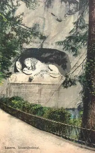 Switzerland Luzern Lowendenkmal