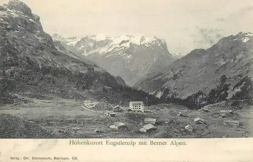 Switzerland Hohenluftkurort Engstlenalp mit Berner Alpen